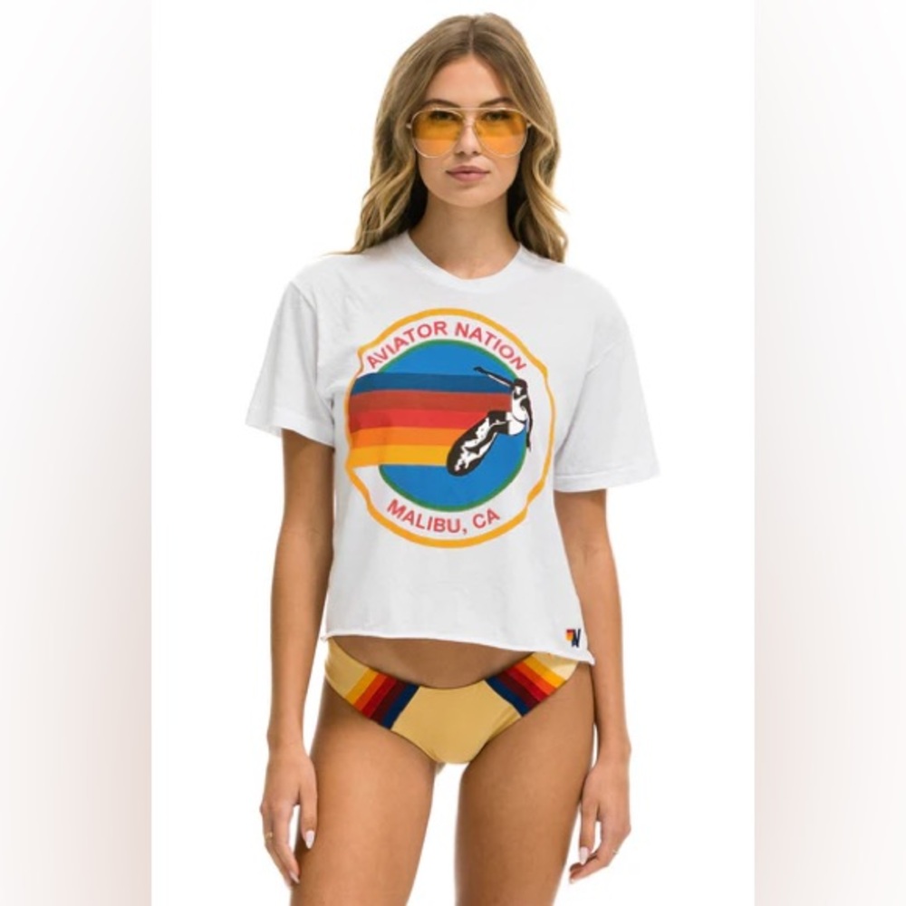 Aviator Nation Signature Malibu Boyfriend Tee 🏄‍♂️